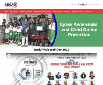 Cecad.org.ng(The Centre for Cyber Awareness and Development) Screenshot