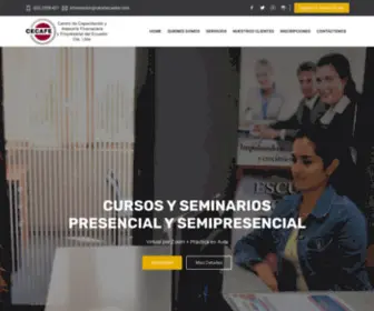 Cecafecuador.com(Cursos de cajeros bancarios En Quito Ecuador) Screenshot