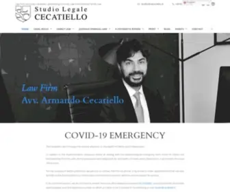 Cecatiello.it(Studio Legale Cecatiello Milano) Screenshot