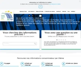 Cecbelgique.be(CEC Belgique) Screenshot