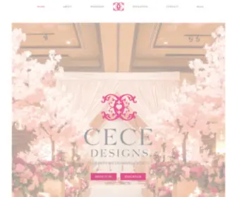 Cecedesignsllc.com(CeCe Designs and Events) Screenshot