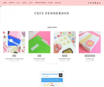 Cecifenderson.com(Ceci Fenderson) Screenshot