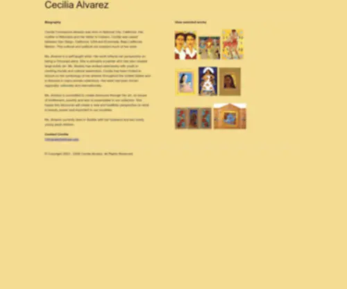 Ceciliaalvarez.com(Cecilia Concepcion Alvarez) Screenshot