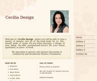 Ceciliadesign.net(Cecilia Design) Screenshot