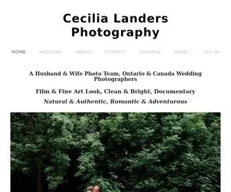 Cecilialanders.ca(Cecilia Landers Photography) Screenshot