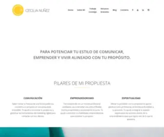 Cecilianunez.com(Cecilia Nuñez) Screenshot