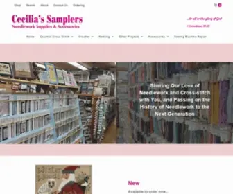 Ceciliassamplers.com(Ceciliassamplers) Screenshot