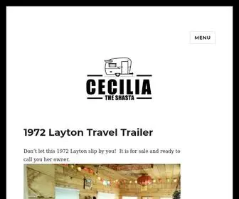 Ceciliatheshasta.com(Vintage Camper Trailer Repair and Decor) Screenshot