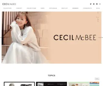 Cecilmcbee.jp(CECIL McBEE (セシルマクビー)) Screenshot