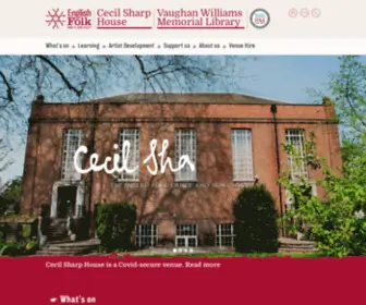 Cecilsharphouse.org(Cecil Sharp House) Screenshot