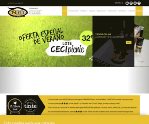 Cecinasnieto.com(Cecinas Nieto) Screenshot