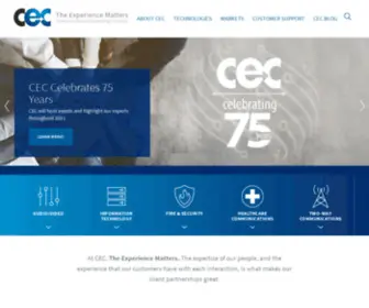Cecinfo.com(Communications Engineering Company) Screenshot