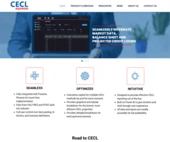 Ceclexpress.com(Current Expected Credit Loss (CECL)) Screenshot