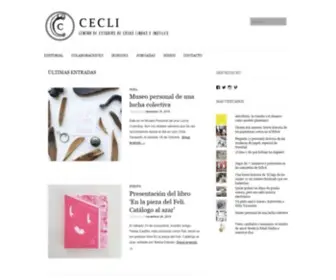 Ceclirevista.com(CECLI) Screenshot