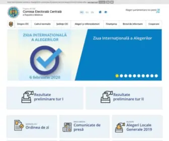 Cec.md(Comisia Electorală Centrală) Screenshot