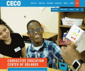 Ceco.org(The Conductive Education Center of Orlando) Screenshot