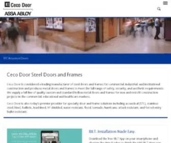 Cecodoor.com(Ceco Door) Screenshot