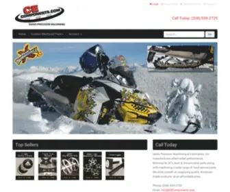 Cecomponents.com(Precision Machining & Fabrication for Motorcycles) Screenshot