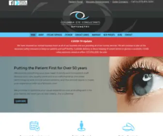 Cecoptometry.com(Columbia Eye Consultants Optometry) Screenshot