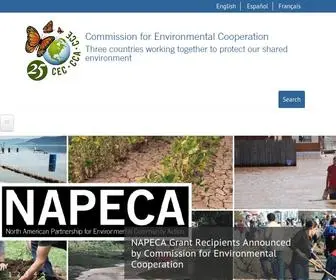 Cec.org(Commission for Environmental Cooperation) Screenshot