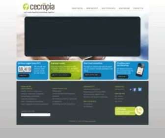 Cecropiasolutions.com(Nearshore Technology Outsourcing in Costa Rica) Screenshot