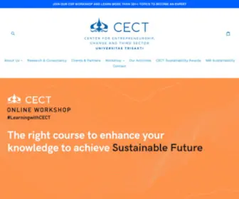Cectcsr.com(Your trustworthy partner for Sustainability. The Leading Sustainability Consultant Based in Jakarta) Screenshot