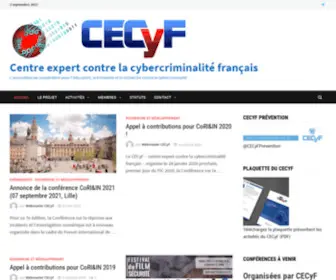 Cecyf.fr(Centre expert contre la cybercriminalité français) Screenshot