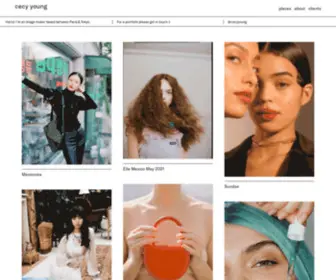 Cecyyoung.com(Cargo) Screenshot