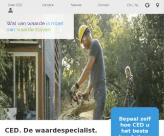 Ced-Services.nl(CED European claim experts) Screenshot