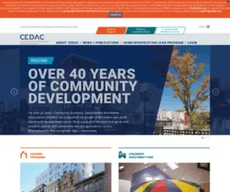 Cedac.org(Community Economic Development Assistance Corporation) Screenshot