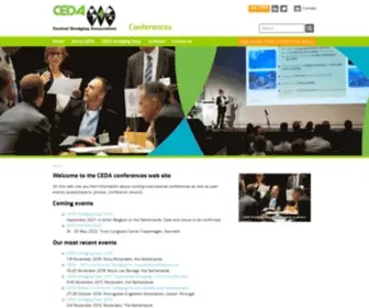 Cedaconferences.org(The CEDA conferences web site) Screenshot