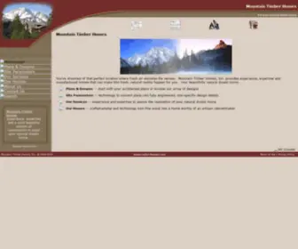 Cedar-Homes.com(Mountain Timber Homes) Screenshot