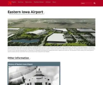 Cedar-Rapids-Airport.com(Cedar Rapids Airport) Screenshot