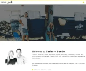 Cedarandsuede.com.au(Cedar & Suede) Screenshot