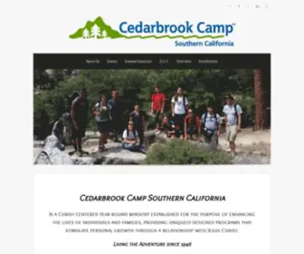 Cedarbrookcampca.org(Cedarbrook Camp) Screenshot