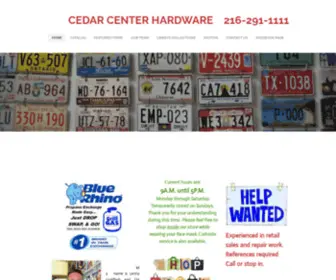 Cedarcenterhardware.com(Cedarcenterhardware) Screenshot