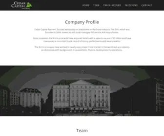 Cedarcp.com(Cedar Capital Partners) Screenshot