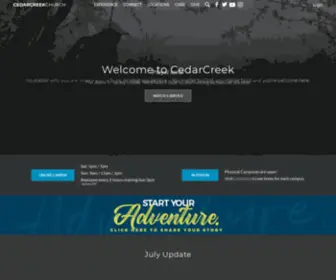 Cedarcreek.tv(CedarCreek Church) Screenshot