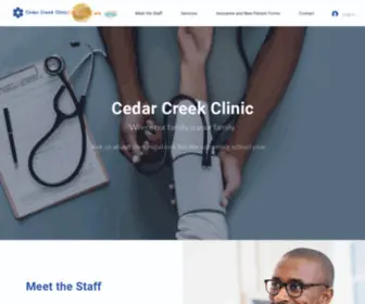 Cedarcreekclinic.com(Primary Healthcare) Screenshot