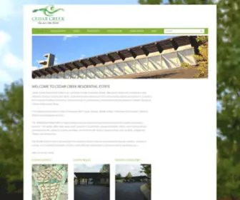 About Cedar Creek Estate