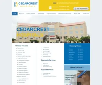 Cedarcresthospitals.com(Cedarcrest Hospitals) Screenshot