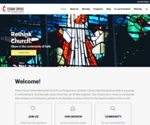 Cedarcross.net(A Progressive Christian Community) Screenshot