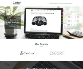 Cedarelectronics.com(Our mission at cedar electronics) Screenshot