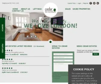 Cedarestates.com(Cedar Estates) Screenshot