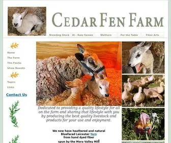 Cedarfenfarm.com(CedarFenFarm) Screenshot