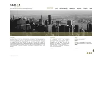 Cedarfunds.com(CEDAR FUNDS) Screenshot