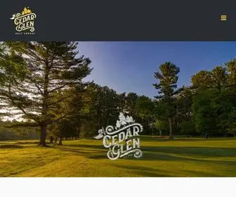 Cedarglengolfcourse.com(Cedar Glen Golf Course) Screenshot