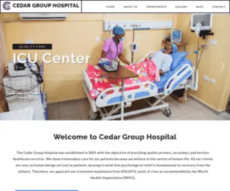 Cedargrouphospital.com.ng(Cedar Group Hospital) Screenshot