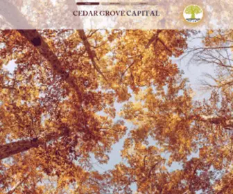 Cedargrovecapital.com(Cedar Grove Capital) Screenshot