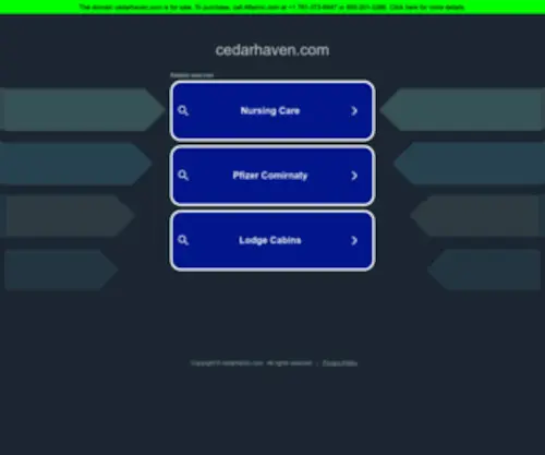 Cedarhaven.com(Cedarhaven Performance Horses) Screenshot